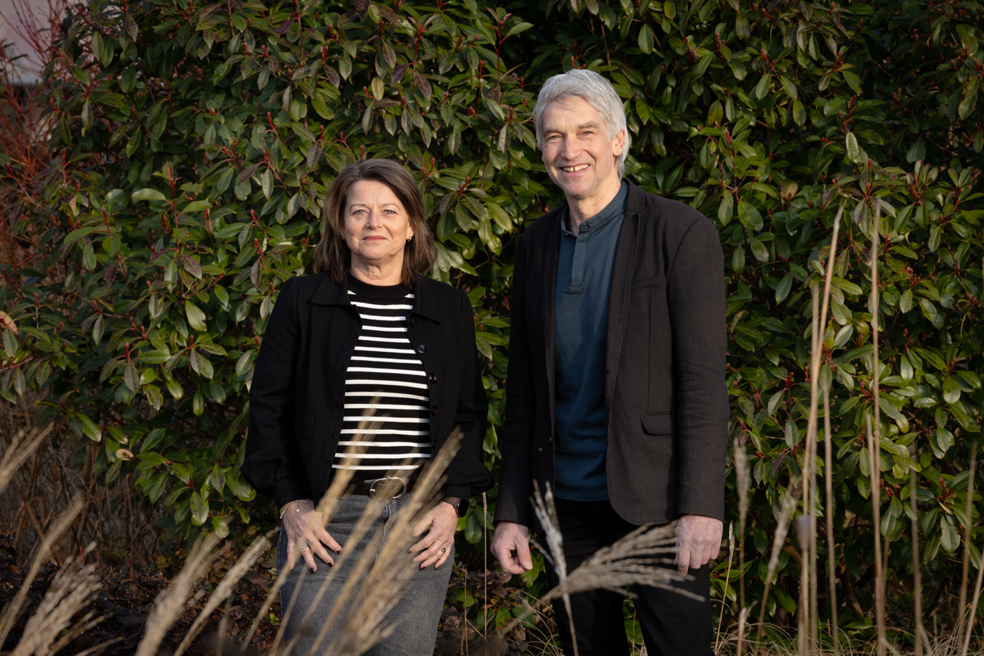 Links: Yvonne in 't Veld en rechts: Arjan Broer